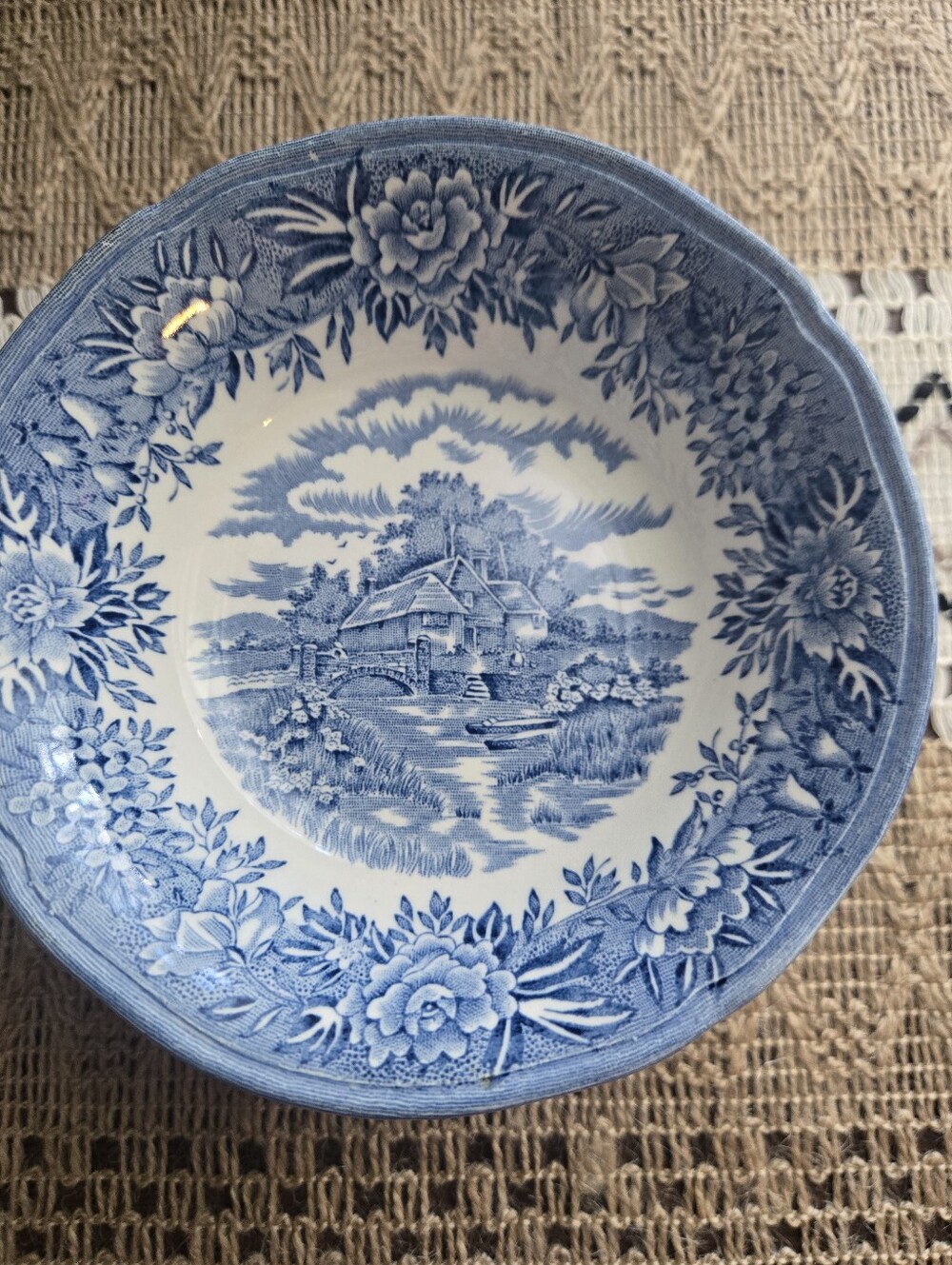 Vintage English Village Bowls By Salem China Co. Set Of 6